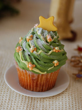 クリスマスツリー カップケーキ きちんとレシピ フードソムリエ