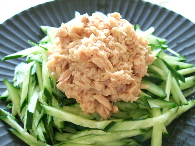 缶詰レシピ ツナときゅうりのサラダ きちんとレシピ フードソムリエ