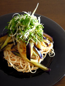 なすの胡麻そうめん きちんとレシピ フードソムリエ