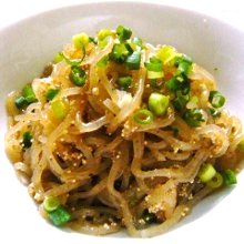 糸こんの明太パスタ