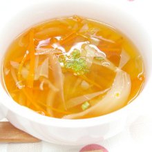 カラダ温めレシピ☆切干大根と千切り大根のスープ 