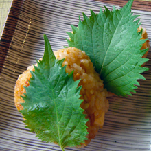 ツナと大葉の焼きおにぎり