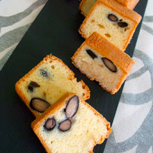 黒豆と和三盆のパウンドケーキ