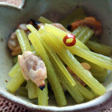 蕗とあさりのさっと煮