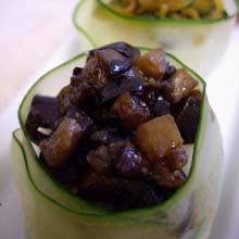 【夏の薬膳】なすとズッキーニのお寿司