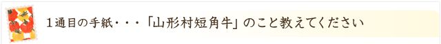 「山形村短角牛」のこと教えてください