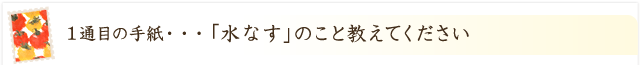 「水なす」のこと教えてください！