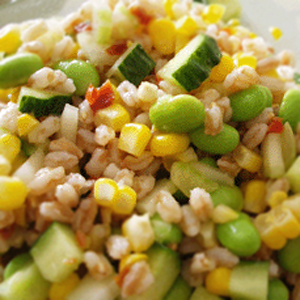 スペルト小麦の夏野菜サラダ