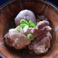 鶏と里芋のスープ