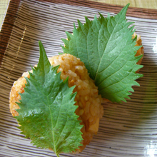 ツナと大葉の焼きおにぎり