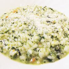 Risotto con gli spinaci～ほうれん草のリゾット～