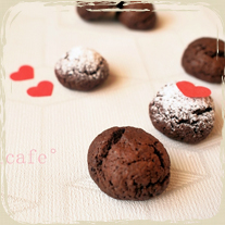 【料理写真】コロコロほろりチョコクッキー